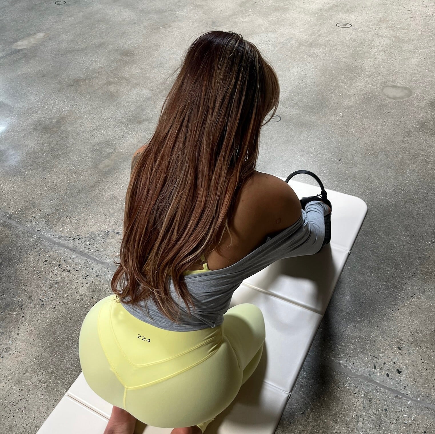 Butter yellow leggings