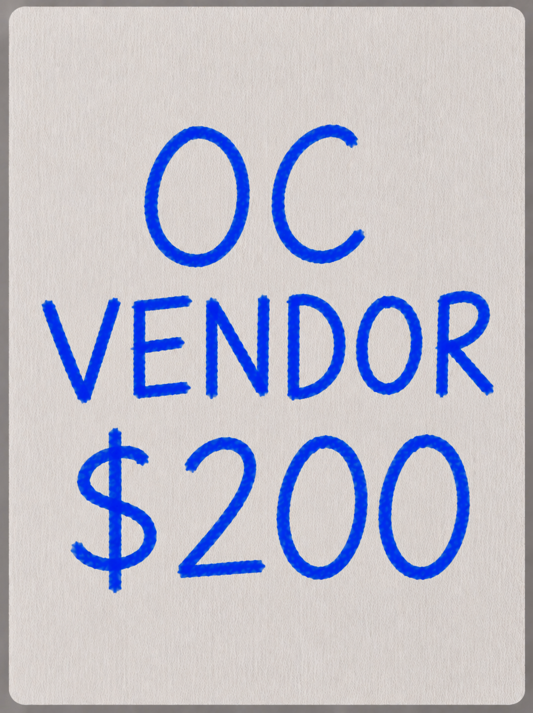 OC VENDOR