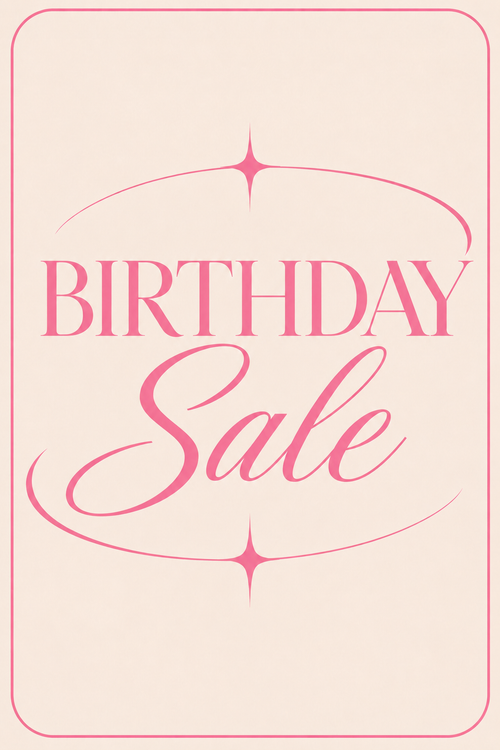BIRTHDAY SALE