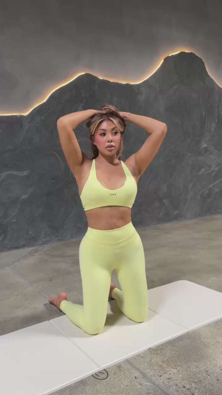 Butter yellow leggings